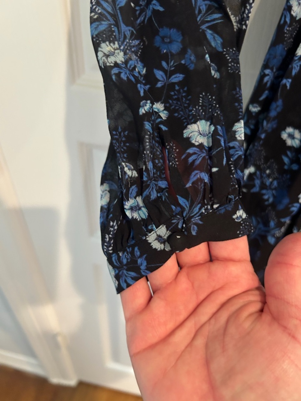 THE KOOPLES Floral Print Tie Waist Dress / Size 2 / - Picture 6 of 8